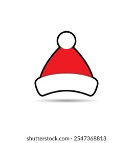 Christmas hat vector designs, perfect for Christmas-themed projects.