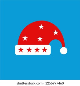 christmas hat vector icon