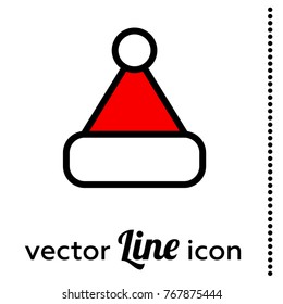 christmas hat vector icon