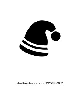 vector de sombrero de navidad,
icono del sombrero de navidad,
icono de navidad de sombrero negro