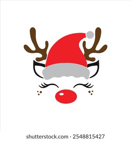 Christmas head vector style pro