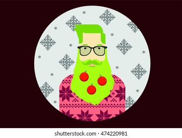 Christmas hipster