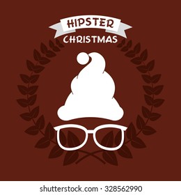 christmas hipster style design, vector illustration eps10 graphic 