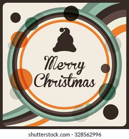 christmas hipster style design, vector illustration eps10 graphic 