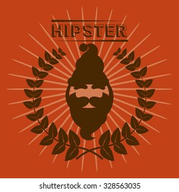 christmas hipster style design, vector illustration eps10 graphic 