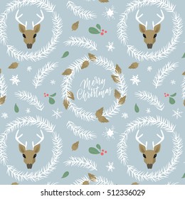 Christmas Holiday Background. Pattern with winter symbols. Christmas and New Year congrats. Season greetings. Lettering for postcards and greetings to family and friends
