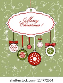 Fondo de Navidad con espacio para texto