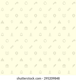 christmas & holiday beige pattern