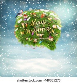 Christmas holiday blinking abstract background. EPS 10 vector file included