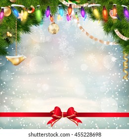 Christmas holiday blinking abstract background. EPS 10 vector file included