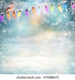 Christmas holiday blinking abstract background. EPS 10 vector file included