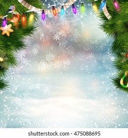 Christmas holiday blinking abstract background. EPS 10 vector file included