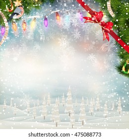 Christmas holiday blinking abstract background. EPS 10 vector file included