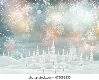 Christmas holiday blinking abstract background. EPS 10 vector file included
