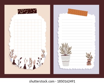 Christmas holiday celebration design collection set sticker, journal, notes,