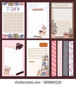Christmas holiday celebration journal, notepad, cute letter scandinavian style