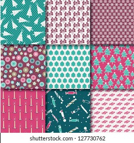 Christmas holiday decorative pattern