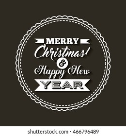 christmas holiday design, vector illustration eps10 icon