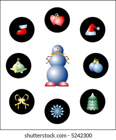 Christmas holiday elements