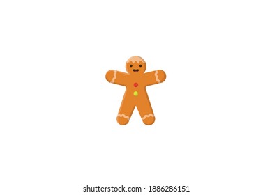 Christmas Holiday Gingerbread Icon Design