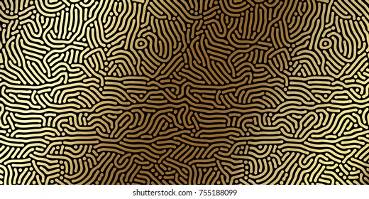 Goldene Weihnachtsmuster-Hintergrundvorlage für Grußkarten oder Geschenkpapier für Neujahr. Abstraktes Muster aus Vektorgold für Weihnachten oder Neujahr, nahtlos glänzender Hintergrund.