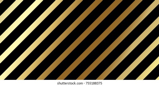 Goldene Weihnachtsmuster-Hintergrundvorlage für Grußkarten oder Geschenkpapier für Neujahr. Vektorgold und schwarze Streifen Muster für Weihnachten oder Neujahr nahtlosen Hintergrund.