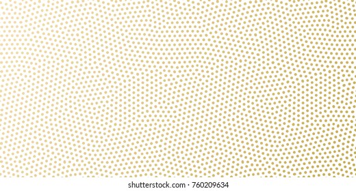 Plantilla de fondo de patrón dorado para vacaciones de Navidad para diseño de tarjetas de felicitación o papel de envoltura blanca de Año Nuevo. Patrón abstracto de oro vectorial para el envoltorio navideño brillante sin costura