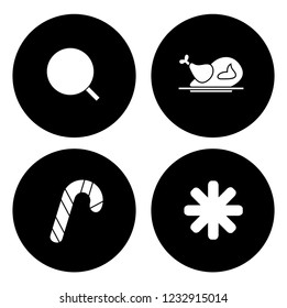 christmas Holiday icons set - beach summer sign and symbols - travel illustrations