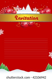 invitación de vacaciones de navidad