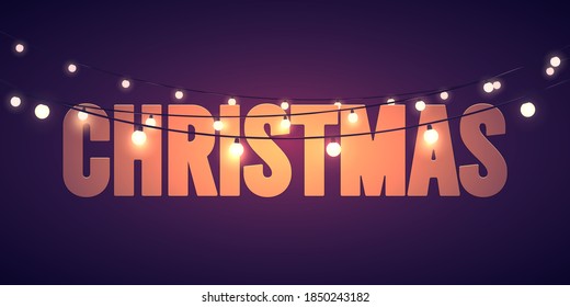 Fondo de las fiestas navideñas. Ilustración del vector