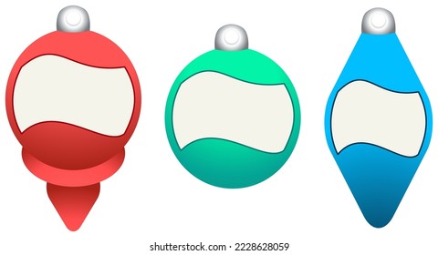 Christmas Holiday Ornament Present Gift Tags