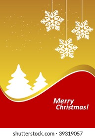 afiche de navidad navideña