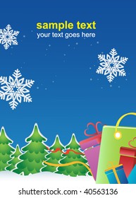 afiche de navidad navideña