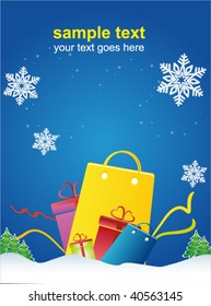 afiche de navidad navideña