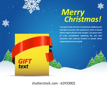 christmas holiday poster