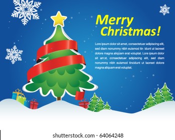 christmas holiday poster