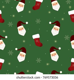 Christmas holiday seamless pattern