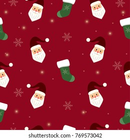Christmas holiday seamless pattern