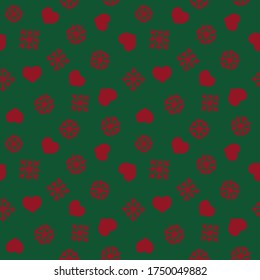 Weihnachtsfeiertag - nahtloser Musterhintergrund für Website-Grafiken, Modetextilien