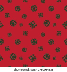 Christmas Holiday seamless pattern background for website graphics, fashion textiles