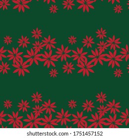 Christmas Holiday seamless pattern background for website graphics, fashion textiles