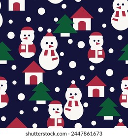 Weihnachtsmusiken Festliche Musik Nahtloses Musterdesign für Modetextilien und -grafiken