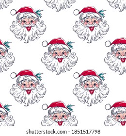 Christmas holiday seamless pattern for wrapping paper