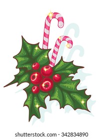 Christmas holiday symbols