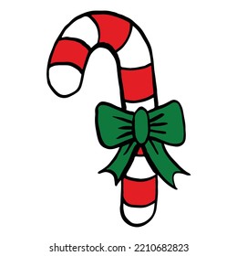Christmas Holiday Theme Colored Drawing