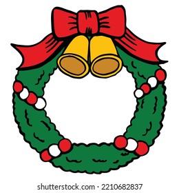 Christmas Holiday Theme Colored Drawing