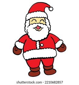 Christmas Holiday Theme Colored Drawing
