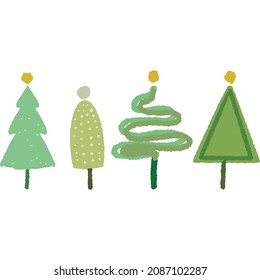 Christmas Holiday Tree Background Vector