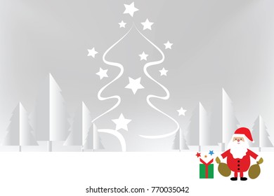 Christmas holidays composition on gray background with copy space for your text