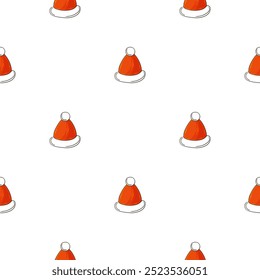 Férias de Natal. Padrão perfeito no estilo de desenho manual